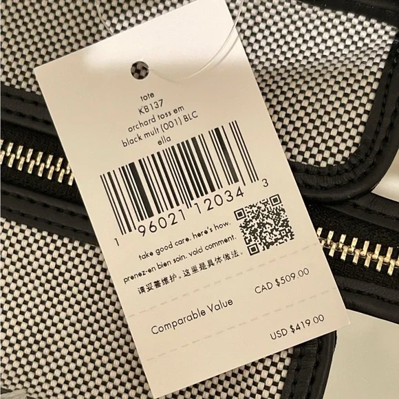 NWT Kate Spade Orchard Toss Em Ella Tote retails $419 - Picture 5 of 9